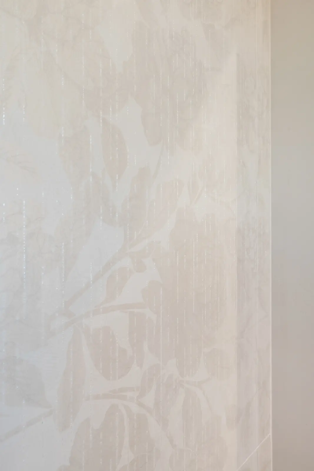 Shower tile and fixture detail, Layers of Romance, Refined Designs by Natalie